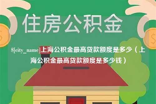 永新上海公积金最高贷款额度是多少（上海公积金最高贷款额度是多少钱）